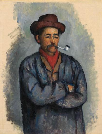 Paul Cezanne Man with a Pipe oil painting image